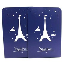 북앤드 책지지대 책고정 캐릭터 책꽂이 16종 1+1, 에펠탑(파랑)