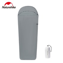 네이처하이크 NH 초경량 여름 침낭 라이너 세탁 가능 CNH22SD016, 그레이, 1개
