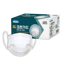 NUNUBITEL_유한킴벌리 크린마스크 50매(실끈형) 44273 1카톤 작업 산업 방진 일회용 3중차단 비말 방역 공업용 가드 먼지가드_NUB누비텔레숍, 옵션이없는_단일품목입니다, 옵션이없는_단일품목입니다