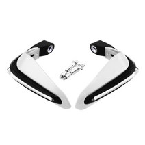 [해외]오토바이 핸드 가드 핸드 핸들 바 핸들 바 가드 혼다 adv 150 cbf 150 xadv 750 cb 300r cb 250 cb1300 용 보호 쉴드, 하얀