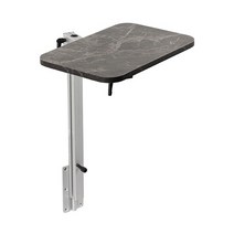 탈부착 캠핑카 카라반 테이블 간이 회전 식탁 고정식, 접이식 테이블 + 악세사리