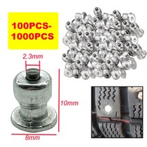 체인 스노우 쇠사슬 스파이더 스프레이 겨울용 휠 매트 카펫 러그 자동차 타이어 스터드 스크류 스파이크 신발 atv용 바이크 오토바이 8x10mm, [02] 200Pcs