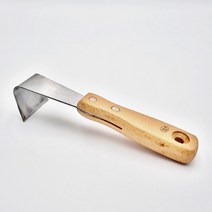 나무껍질 박피기 조피칼 195mm 낫호미 병충해제거 모양틀 다듬기용 껍질긁개, 1개