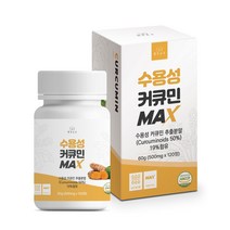 웰빙곳간 수용성 커큐민 MAX 500mg 120정, 1개