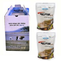 농부와소금가마 태안자염 1kg 천연 조미료 끓여만든 소금 맛있는 갯벌에서 햇볕에 바짝말린 천일염 소금간 기름장 반찬 양념 양치 낮은염도 웰빙 미네랄 전통의맛 깔끔한 김굽는소금 생선의맛을그대로살려줌 콩나물국 김치절일 때 순수한 자연의맛 간수뺀소금, 500g, 2봉