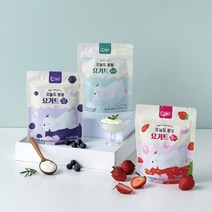 오늘도 동결건조 요거트 (플레인/블루베리/딸기), 3개, 요거트 플레인