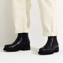 블랙도트 남성용 도미닉 가죽 첼시부츠 앵클부츠 RZ88