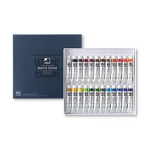 PGM1*^몰신한 전문가용 수채물감 24색 7.5ml w.c 용물감 그림화 미술화 24화 용화 화물감 화24^*1췤pgm, a^^*옵션없슴