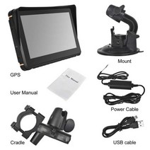 XGODY 7 'hd 오토바이 GPS 네비게이션 방수 자동차 256M 8GB 800MHZ 충전식 Autobike 네비게이터 맵 지원 업그레이드, CN_With 32GB TF Card | 7 Inch