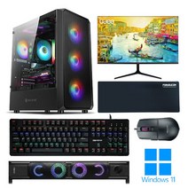 포유컴퓨터 모니터 풀세트 게이밍 조립 컴퓨터 PC 본체 최신 고사양 윈도우 롤 배그, 17번_에디션, 06. 선택없음