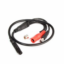 무선마이크 Jorank 4 pcs 오디오 픽업 cctv 마이크 넓은 범위 카메라 보안 dvr dc 출력 미니