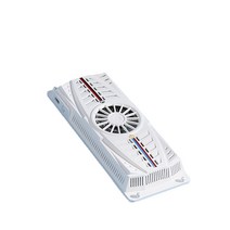 ANKRIC 노트북 받침대 노트북 컴퓨터 냉각 베이스 반도체 냉각 멀티 기어 조정 접이식 브래킷 노트북 라디에이터, 단일 냉동 시트