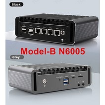 2.5G 소프트 라우터 11th 펜티엄 N6005 N5105 4 인텔 i226 닉스 2 x NVMe DDR4 팬리스 미니 PC 방화벽 VPN 서버, [01] No Ram No Storage, [01] 미국, [04] ModelB Pentium N6005