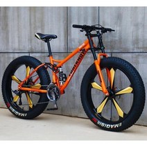 산악자전거 전기자전거 큰바퀴 오프로드 충격흡수 변속, 30 속도, 24인치, 시안(스포크 휠)