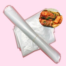 (당일출고) 비닐 조아 두꺼운 PE 김장봉투 투명 비닐, 100매