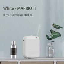 전자 방향제 디퓨저 스마트 아로마 테라피 에센셜 오일 호텔 커버리지 500 ³ 전기 냄새 홈 블루투스 제어, 13.WhiteMARRIOTT  미국