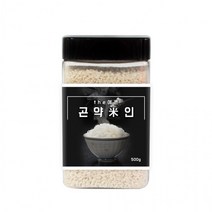 곤약쌀 곤약미 500g 곤약밥 국내산 보리가루 식이섬유 타피오카 함유, 상세페이지 참조