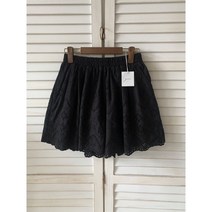 (3color/55-77) 에스닉 펀칭 반바지 코튼레이스 훌팬츠 밴딩 자수팬츠 아일렛바지