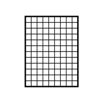 JNCP 휀스망 45x60cm 메쉬망 네트망 철망 악세사리진열대 방묘, 1개, 블랙