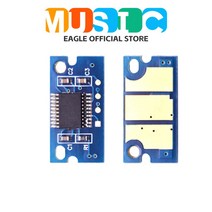 각인기 레이저마킹 로고각인 마킹기Konica Minolta 용 4695MF KMC4650 토너 카트리지 칩 4600 레이저 프린, 10 EUR Yellow 4PCS