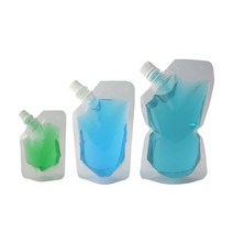 50 -500ml 애완 동물 알루미늄 호일 스탠드 업 스파우트 백 20 개 소스 팩 음료 BPA Doypack 파우치