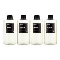 JSP 디퓨저 리필액 4p, 복숭아, 500ml