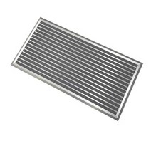 업소용 현관 매트 바닥 발판 출입구 알루미늄 발매트, 높이 1.2cm  1000MMx1000MM