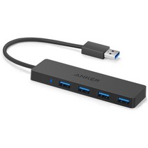 일본직발송 3. ANKER USB3.0 울트라 슬림 4포트 허브 USB 허브 버스 파워 경량 컴팩트 MACBOOK IMAC SU, One Size_One Color, 상세 설명 참조0, 상세 설명 참조0