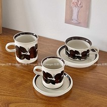 아라비아핀란드 루이자 코코아컵 코랄리 커피잔 찻잔 세트, 머그 용량 280ml