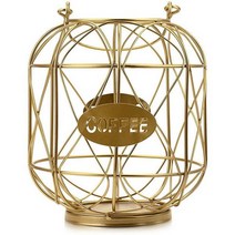 2022 커피 캡슐 보관 바구니 다용도 간단한 금속 커피 포드 홀더 홈 호텔 커피 숍 선박 주방 스토리지, 금