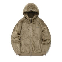 COVERNAT 보아 후디 집업 자켓 베이지 CO2203JK04BE