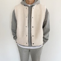 애드매이브 남녀공용 겨울 양털 뽀글이 쪼끼 커플 베스트 후리스(5color)