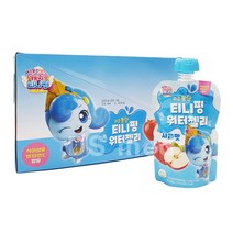 캐치티니핑 과즙퐁당 티니핑 워터젤리 샤샤핑 사과맛 1박스 110ml 10개입 과채음료
