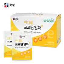 보령 바디웰 프로틴 알파 11gx30포 분리유청 순수 단백질, 1개
