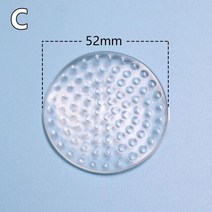 1pc pu waterable 투명한 문 손잡이 범퍼 안전 충격 흡수 장치 문 stoppers 벽 보호 안전 충돌 패드, C