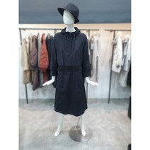 데무 A라인 후드 롱 원피스 (DW2204543)