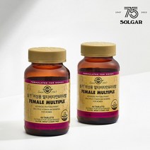 [솔가] 여성용 멀티비타민 미네랄 (60정)x 2병, 단일속성, 없음