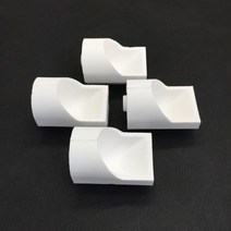 1set 치과 실험실 주조 석영 도가니 키트 후드 석영 지르코니아 원심 주조 도가니 후드 치과 용품, 수평 4 개