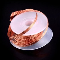 논용접봉 스텐용접봉 알곤 무연납 12pcs 3.5mm 1.5M Desoldering 브레이드 솔더 리무버 심지 와이어 수리 도구, 3.5mm 2pcs
