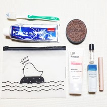 여행용 휴대용 지퍼백 PVC 지퍼백 투명 반투명 파우치, 10.7X17 지퍼백
