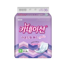 카네이션 프리미엄 라운드패드 30개입 성인기저귀, 1팩