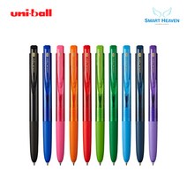 유니 시그노 RT1 노크식 볼펜 UMN-155 0.5mm, 0.5mm 블랙