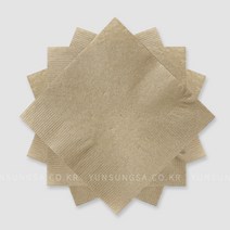 칵테일 갈색 무지 냅킨10000매 8000매 4000매(윤성냅킨), 갈색무지 4000