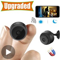 실외 실내 현관 무선 cctv 감시카메라 가정용 초소형 micro home wireless video cctv mini security 감시 wifi ip camara 17, 검은 색, 협력사