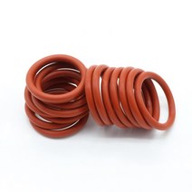 고무오링 패킹 실리콘 오링 고무링 VMQ-O 링 씰 개스킷 두께 CS 3mm OD 10 ~ 70mm 실리콘 고무 절연 방수, 12 OD 21mm_01 빨간_01 3mm