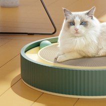 고양이 스크래쳐 원형 회전 장난감 그린