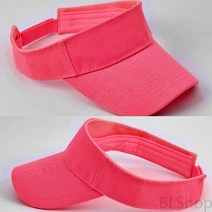 스포츠 썬캡 핑크 정수리모자 골프모자자수