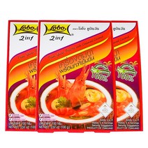 lobo 똠양꿍 소스 페이스트 100g x 3팩 똠양꿍 만들기