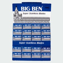 빅벤 면도날 20팩 수입 일회용면도날 100개, 옵션선택, 옵션선택