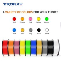프린트보드 필라멘트 Tronxy PLA 3D 1.75mm 1kg FDM 프린터용 막힘 없음 부드러운 인쇄 재료 친환경 소재114100, [01] Red PLA 2KG, 01 Red PLA 2KG